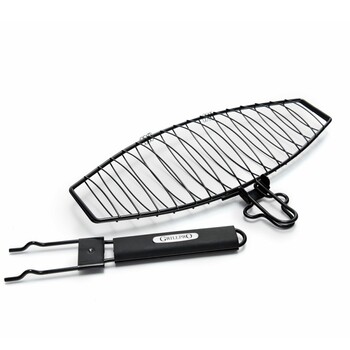 Сетка для рыбы со съемной ручкой Grill Pro