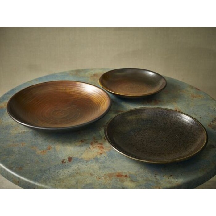 Тарелка глубокая 28 x h 5  см, Terra Porcelain Rustic Copper, GenWare