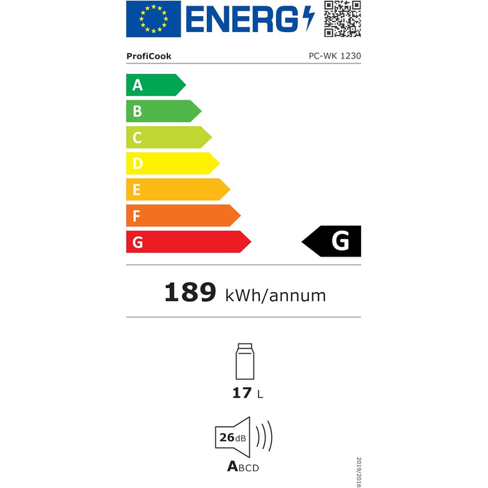 Винний холодильник до 6 пляшок чорний Profi Cook