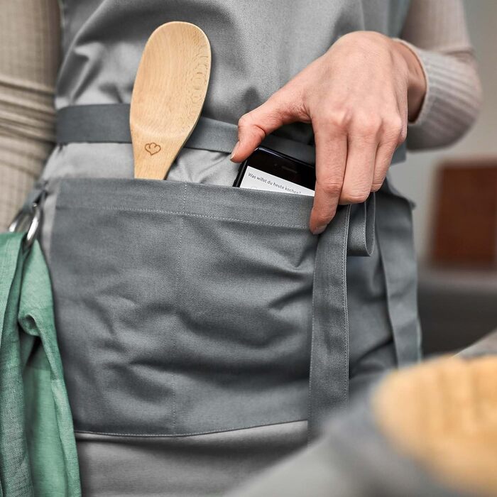 Фартух кухонний сірий Springlane Kitchen