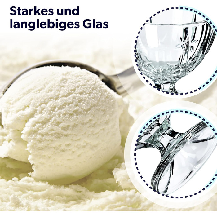 Набор креманок для мороженого 6 шт. 300 мл KADAX