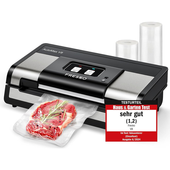 Вакуумный упаковщик из нержавеющей стали 18 л/мин 140 Вт Fresko