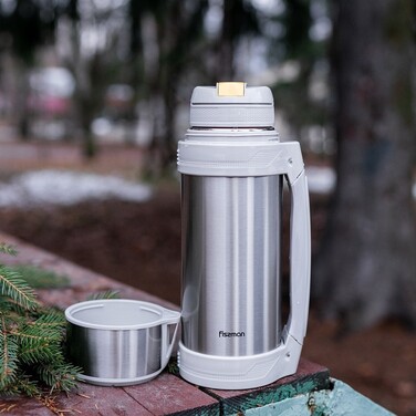 Термос Fissman 1500 мл нержавіюча сталь (9850)