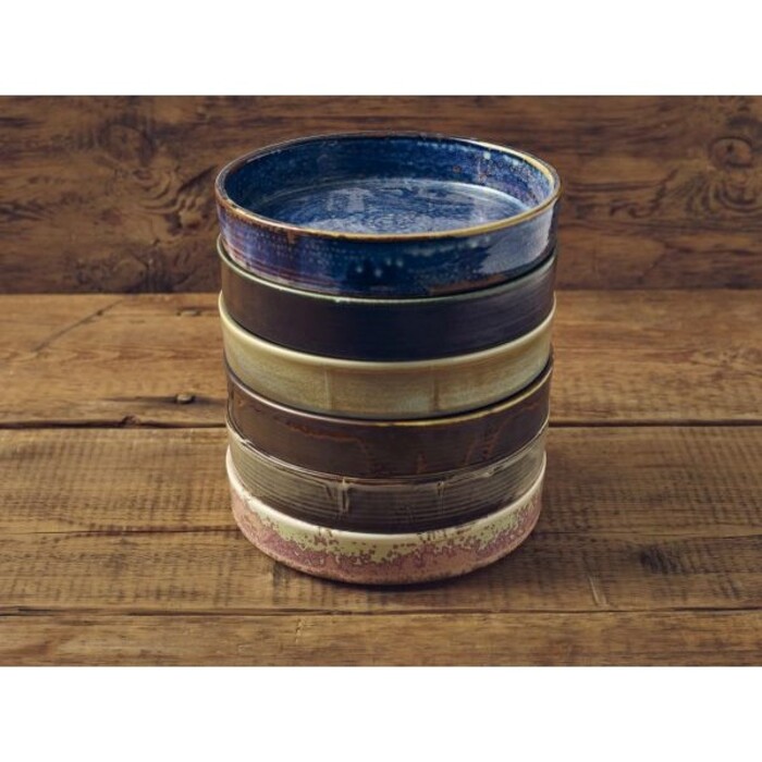 Миска плоская круглая 21 см, 775 мл, Terra Porcelain Rustic Copper, GenWare