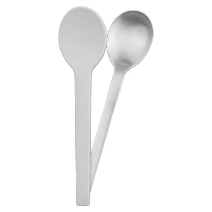 Харчовий контейнер 600 мл з ложкою, нержавіюча сталь, кремовий колір Thermo Plus Zwilling