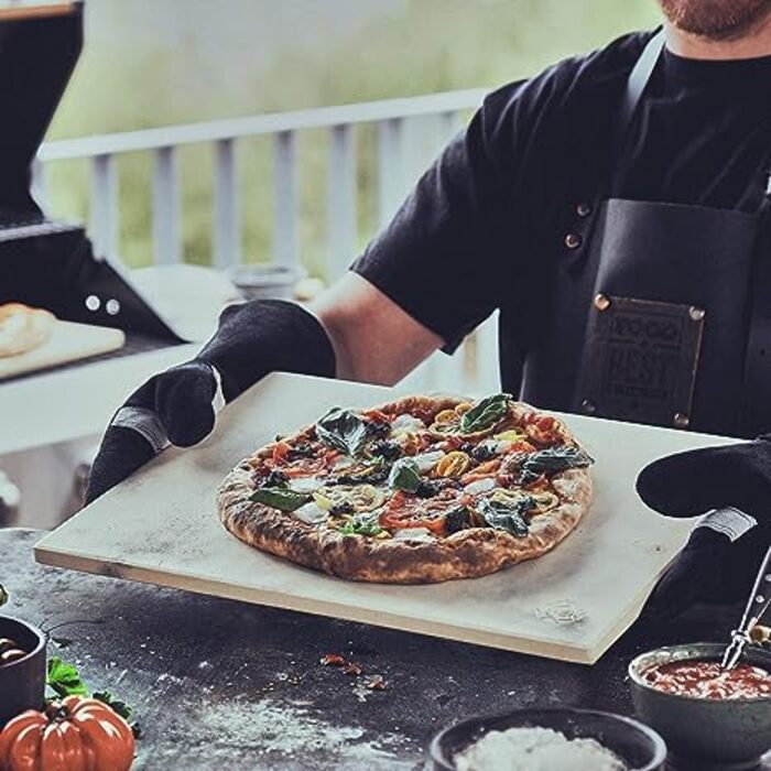 Універсальний камінь для піци 45 x 35 см Pizzazubehör Burnhard