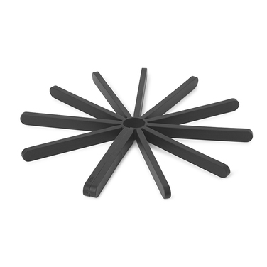 Підставка під гаряче (2 шт) 22,8х1,2х22,8 см чорна Fanfare Umbra