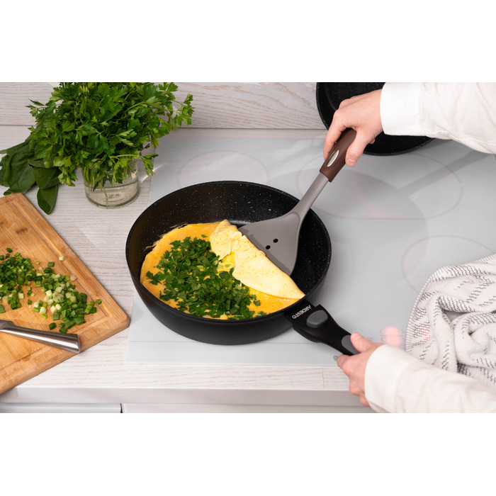 ARDESTO Сковорода глибока зі знімною ручкою Gemini Bari, 28см, алюміній, чорний