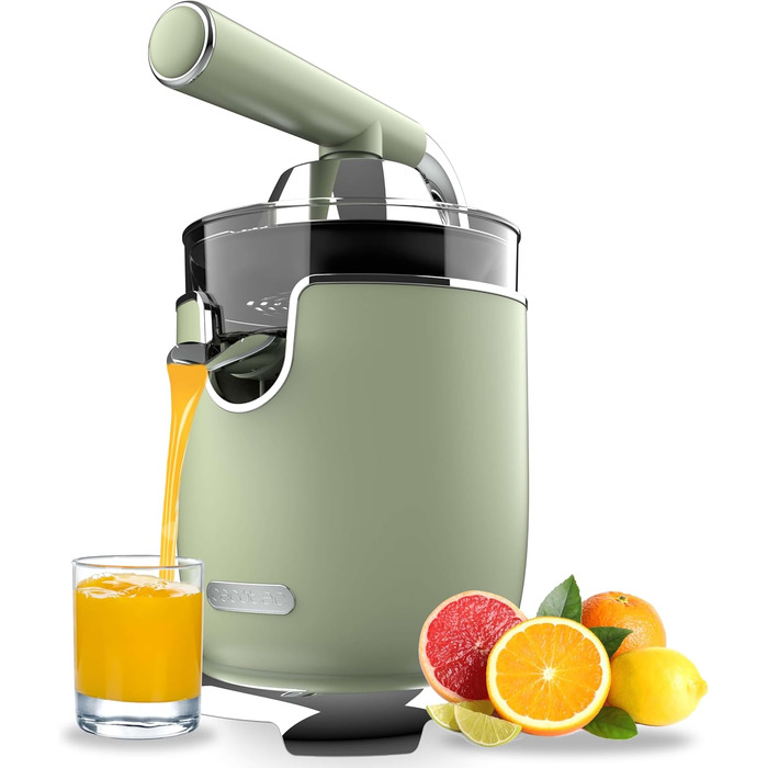 Соковижималка ручна електрична 1000 Вт, зелена Xqueeze RetroJuice 1000 Cecotec