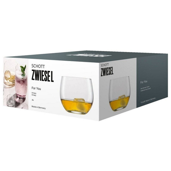 Склянка для віскі 0,4 л, набір 4 предмети For You Schott Zwiesel