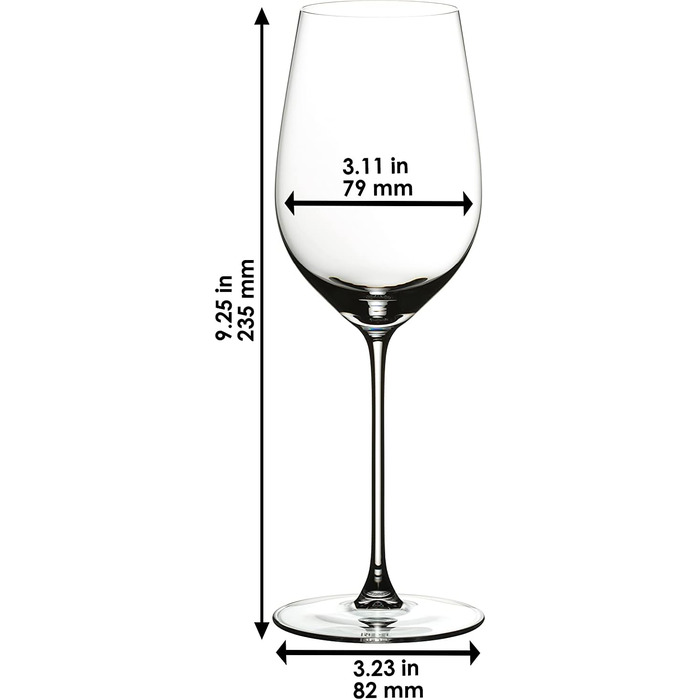 Старий Світ Піно Нуар, набір келихів для червоного вина з 2 предметів, кришталевий келих (Рислінг / Зінфандель), 6449/07 Riedel Veritas