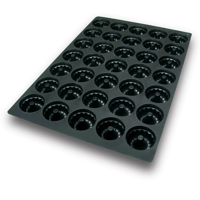 SQ049/YL Форма силіконова 600x400 мм, 'кекси' d 60 мм, h 37,5 мм