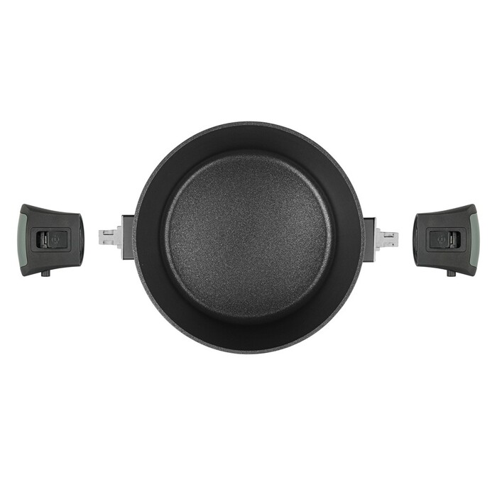 Каструля Fissman BRILLIANT 28x13,5 см / 7,1л зі знімними ручками (14383)