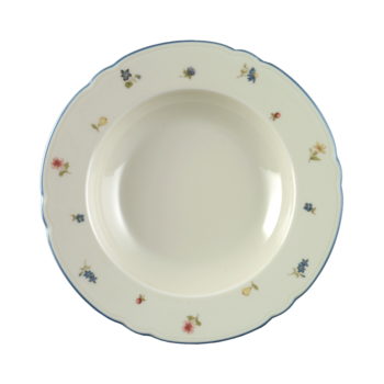 Тарілка для супу 23 см Streublume blauer Rand Marie-Luise Seltmann