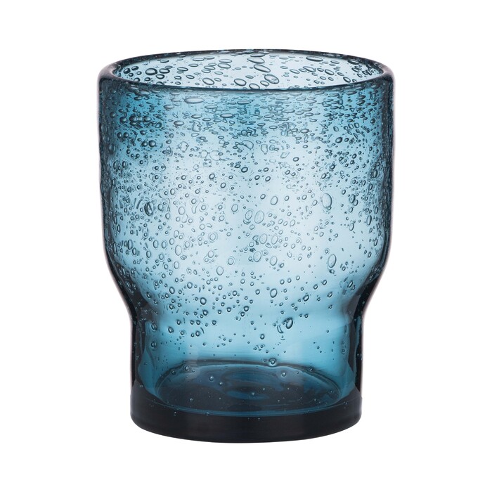 ARDESTO Набір склянок низьких Bubble 300мл, 2шт, скло, синій