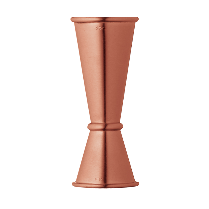 Джіггер 25/50 мл, Ginza, мідне покриття, Urbanbar (Урбанбар)