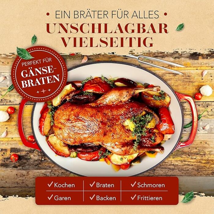 Чавунна форма для запікання 38 см 9.8 л KRUSTENZAUBER