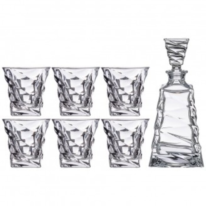 Casablanca Whiskey Set 1+6 Бокалы 8697 BOHEMIA