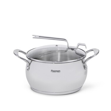 Каструля зі скляною кришкою 18 см 2,5 л VITA Fissman