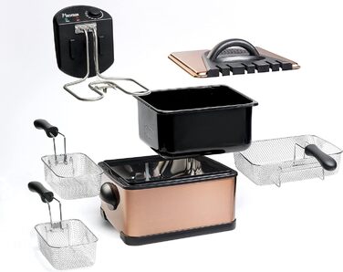 Фритюрниця з 3 кошиками для смаження 2000 Вт Bestron