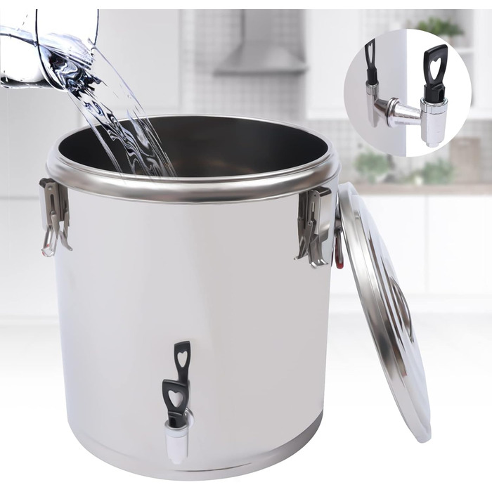 Транспортний термоконтейнер 40 л зі зливним краном LANNADD