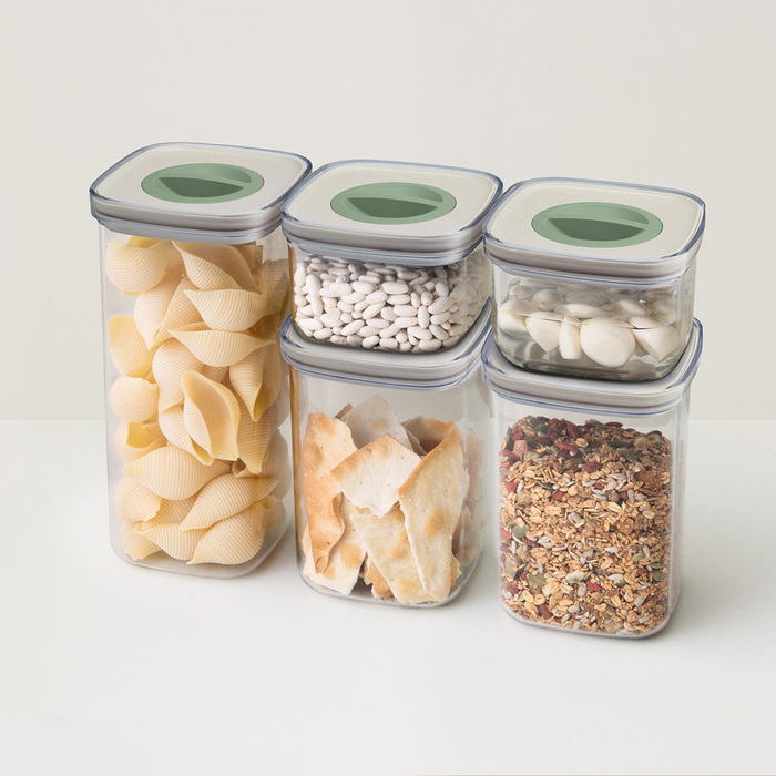 Набір контейнерів для їжі зі смарт-системою BergHOFF LEO SMART SEAL, 5 пр.