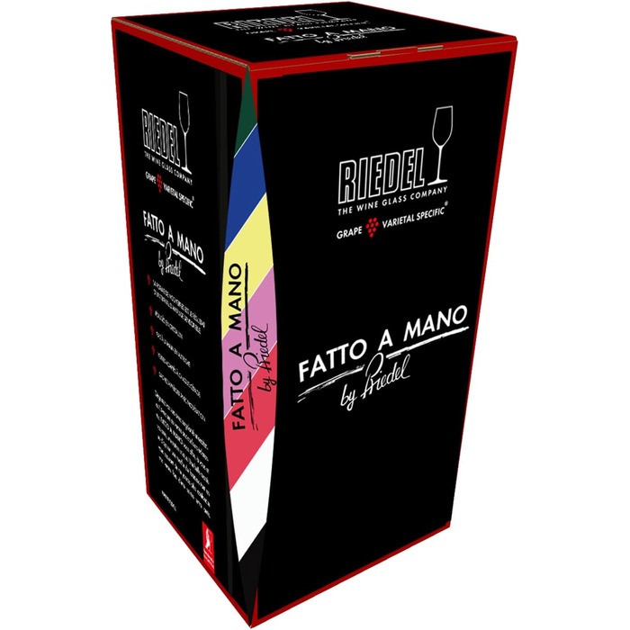 Бокал для белого вина 655 мл, оранжевый, Fatto A Mano Riedel