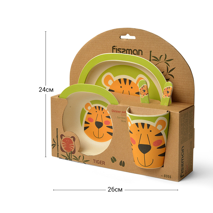 Дитячий набір Fissman 'ТИГРЕНЯ' 5 пр. (8355)