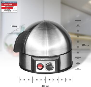 Електрична яйцеварка - 7 яєць, 400 Вт Clatronic
