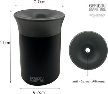 Попільничка для тютюнових стіків чорний-сірий GC