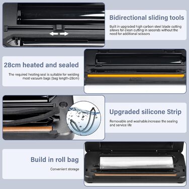 Вакуумный упаковщик из нержавеющей стали 8-в-1 OGVDOE