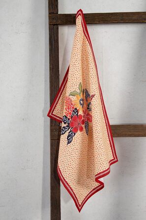 Набір із 3 багатоцільових кухонних рушників Барних рушників День подяки/Різдво (50 см x 70 см) (02 - Схід, 50 x 70 см (Набір із 3 шт.)), 39 Hermine Noel