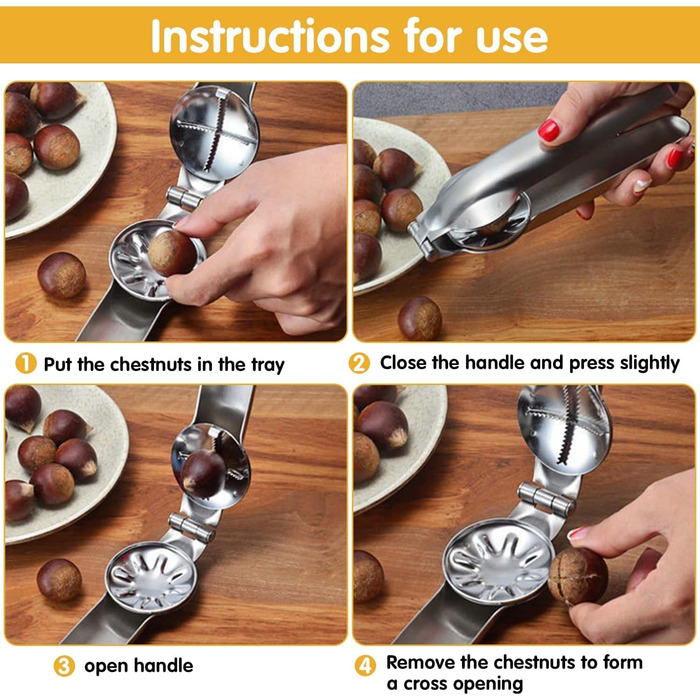 Щипці для каштанів, набір 2 предмети HBSFBH