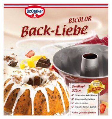 Форма для випічки кексів червона Ø 22 см Back-Liebe Bicolor Dr. Oetker