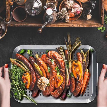 Перфорований вок-деко 41,8 x 2,5 x 25,3 см GRILLI 777625 Код: 013399