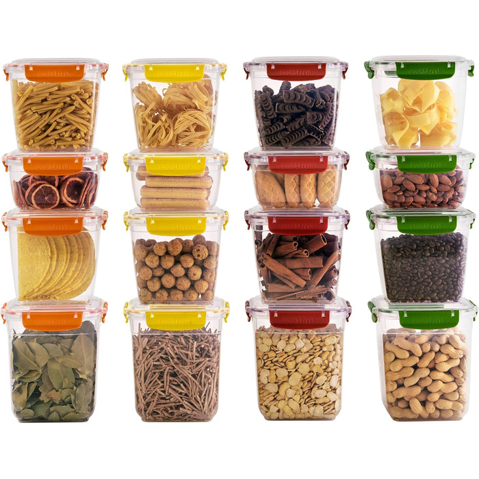 Набір ємностей для зберігання 16 контейнерів uandu