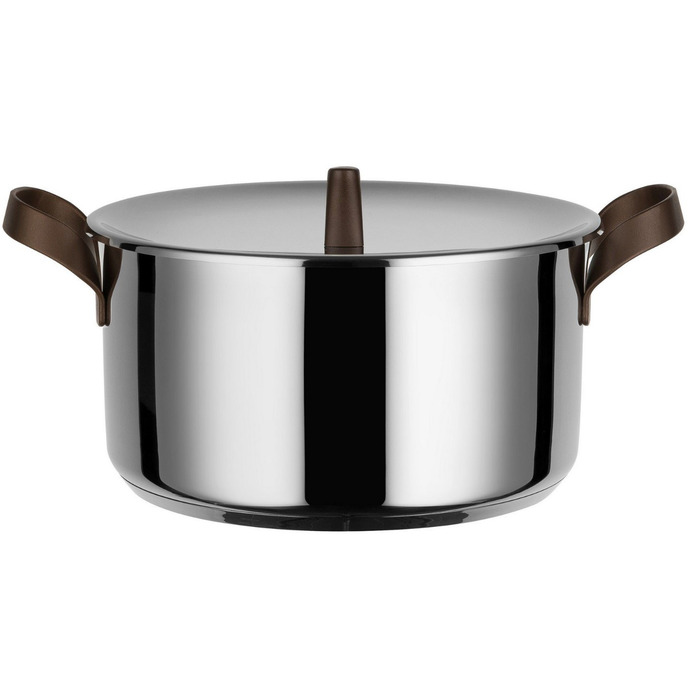 Каструля з двома ручками 24 см 5 л металік Edo Alessi