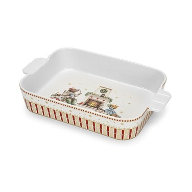 Форма для запікання Fissman 25х19х6 см MIRACLE порцеляна (13749)