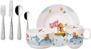 Набір дитячого посуду 7 предметів в подарунковій упаковці Happy as a Bear Villeroy & Boch