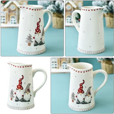 Різдвяний глечик для молока з порцеляни Cabilock