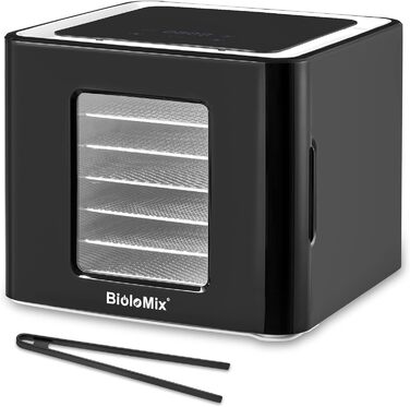 Дегідратор на 6 полиць, 450 Вт, чорний Biolomix