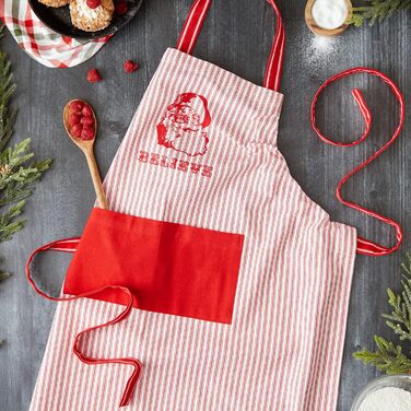 Набір кухонних рушників своїми руками, різдвяні рушники для випічки, приготування їжі та розваг, 18&quot x 28&quot, Tree Farm, 2 шт. (Santa Believe)