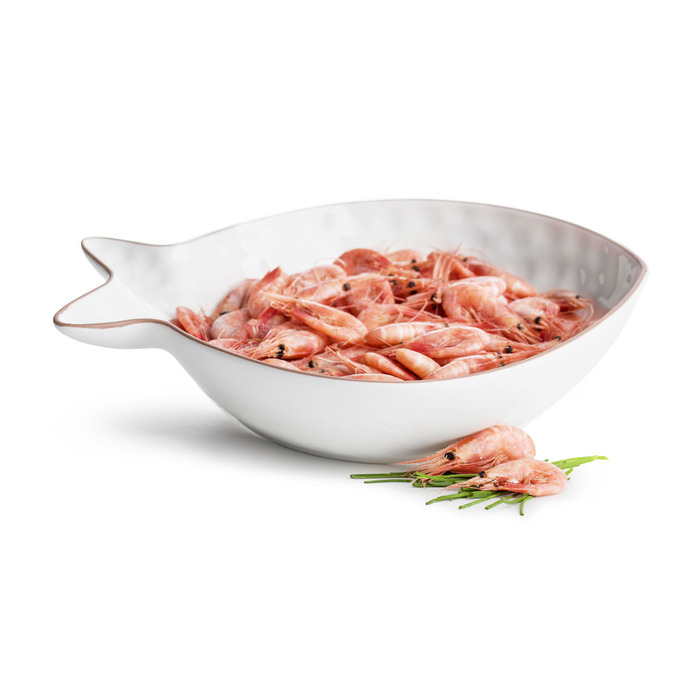 Піала для морепродуктів велика 31х26х7 см біла Sagaform