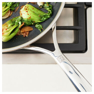 Сковорода 26 см з антипригарним покриттям у формі стільників із скляною кришкою Peak Zwilling