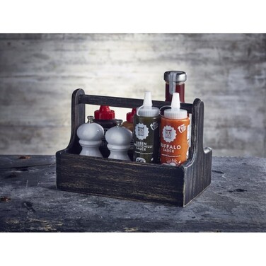 Ящик дерев'яний чорний 25х15.3х17.9 см, GenWare