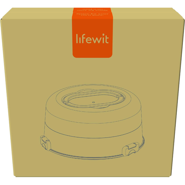 Контейнер для торта 27 см з кришкою та ручкою, зелений Lifewit