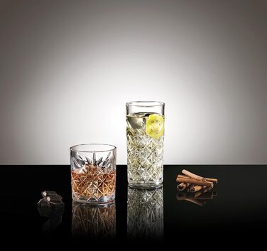 Набір склянок для віскі та лонг-дринків, 8 предметів, Timeless Creatable