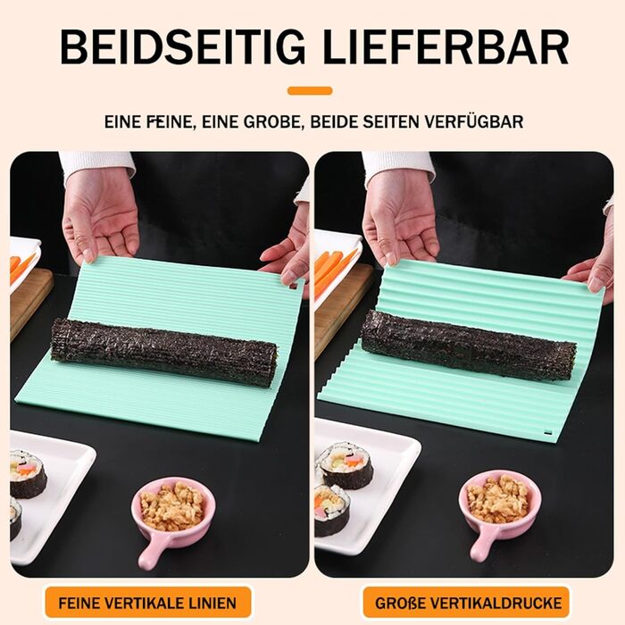 Килимок для суші 20 х 22 см м'ятний  BDBFPAN