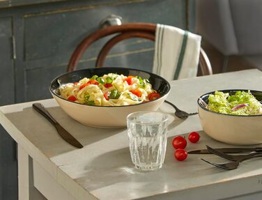 Миска для пасти 22,2 см, океан/кремовий Everyday Emile Henry