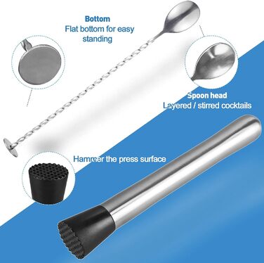 Набір для коктейль з 18 предметів Tonsooze